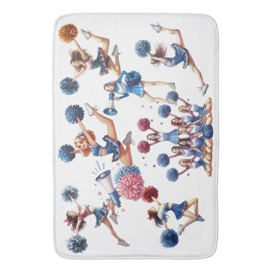 Cheerleader Badmat (Voorkant Verticaal)