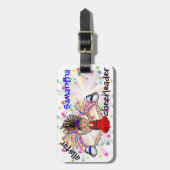 Cheerleader Bag Label Bagagelabel (Voorkant verticaal)