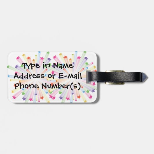 Cheerleader Bag Label Bagagelabel (Achterkant horizontaal)