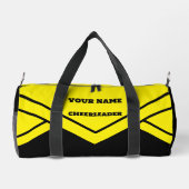 Cheerleader Bag, Yellow Ang Black Cheers Tassen (Achterkant)