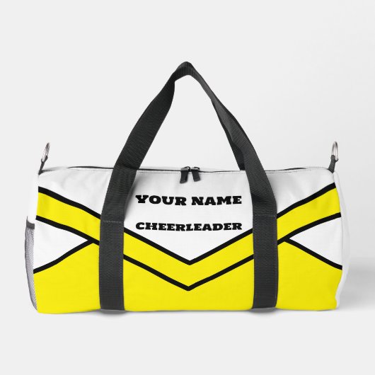 Cheerleader Bag, Yellow Ang Black Cheers Tassen 1 (Achterkant)