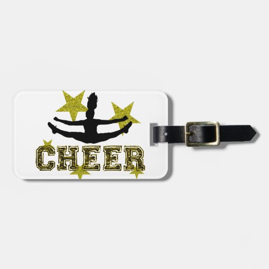Cheerleader Bagagelabel (Voorkant horizontaal)