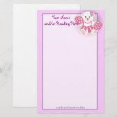 Cheerleader Beer Stationery Briefpapier (Voorkant / Achterkant)