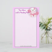 Cheerleader Beer Stationery Briefpapier (Staand voorkant)