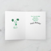 Cheerleader Birthday - DIY Name and Age - Green Kaart (Binnen)