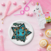 Cheerleader Birthday Papieren Bordje (Feest)