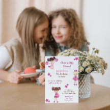 Cheerleader Birthday Uitnodiging