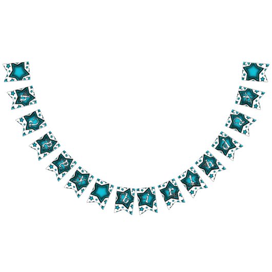 Cheerleader Birthday Vlaggetjes (Alle)