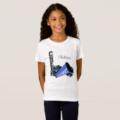 Cheerleader  Blue T-shirt (Voorkant volledig)