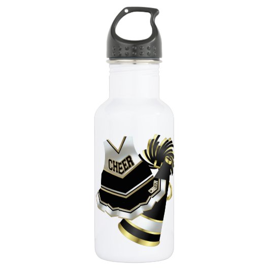 Cheerleader Bottle-works 32 oz Waterfles (Voorkant)