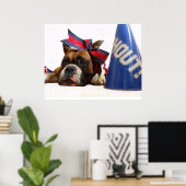 Cheerleader boxer poster (Thuiskantoor)