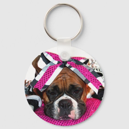 Cheerleader Boxer sleutelhanger (Voorkant)