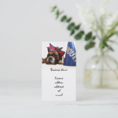 Cheerleader boxer visitekaartje (Staand voorkant)