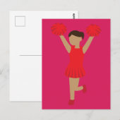 Cheerleader Briefkaart (Voorkant / Achterkant)