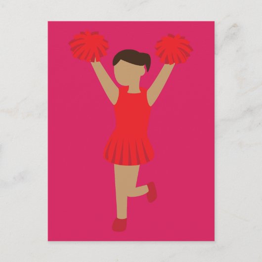 Cheerleader Briefkaart (Voorkant)