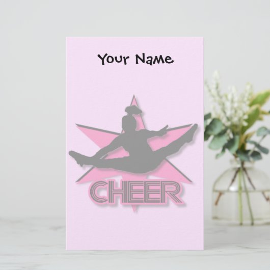 Cheerleader Briefpapier (Staand voorkant)