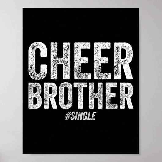 Cheerleader Broer Cheerleading Broer Cheer Bro Poster (Voorkant)