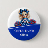 Cheerleader Button Pin (Voorkant)
