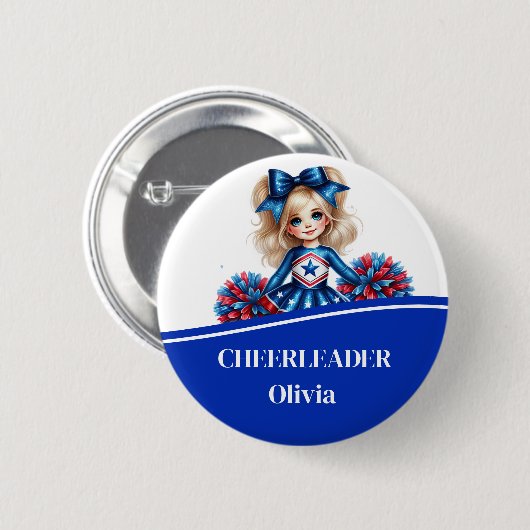 Cheerleader Button Pin (Voorkant /achterkant)
