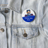 Cheerleader Button Pin (In situ)