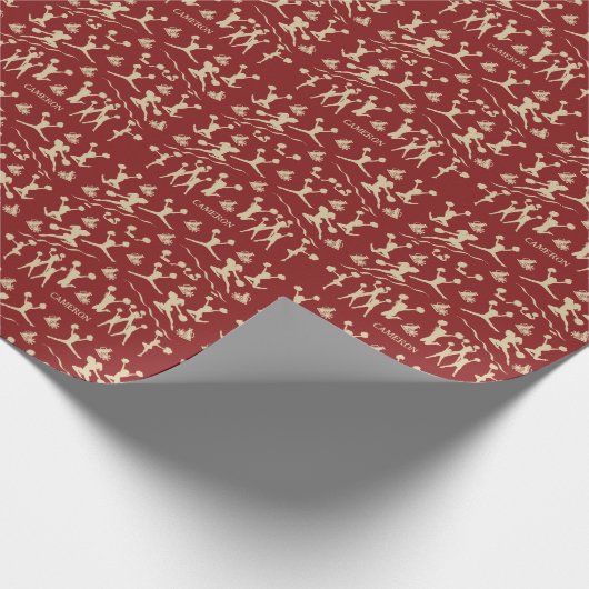 Cheerleader Cadeaupapier (Hoek)