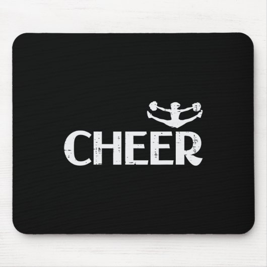Cheerleader Cheer Cheerleading Team Squad Vrouwen Muismat (Voorkant)