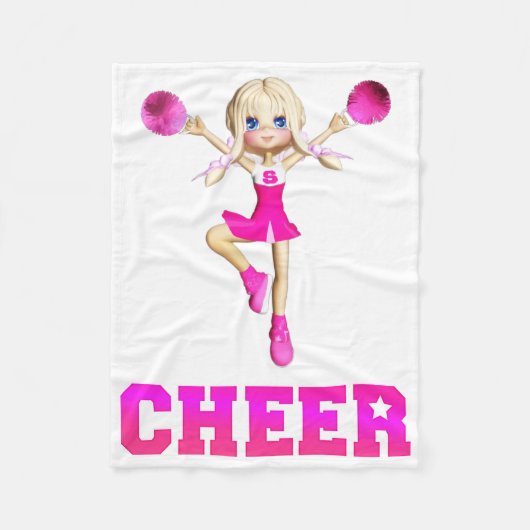 Cheerleader Cheer fleece deken (Voorkant)