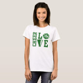 Cheerleader, Cheer Love, t-shirt (Voorkant volledig)