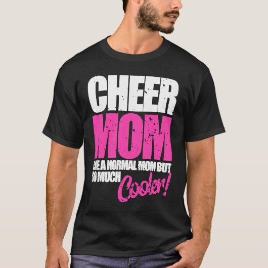 Cheerleader Cheer Mom  Cute Cheerleading T-shirt (Voorkant)