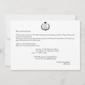 Cheerleader Cheer Senior Class of 2023 Afstuderen Kaart (Achterkant)