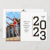 Cheerleader Cheer Senior Class of 2023 Afstuderen Kaart (Voorkant / Achterkant)