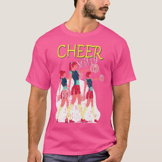 Cheerleader Cheer Squad Cheerleading T-shirt (Voorkant)