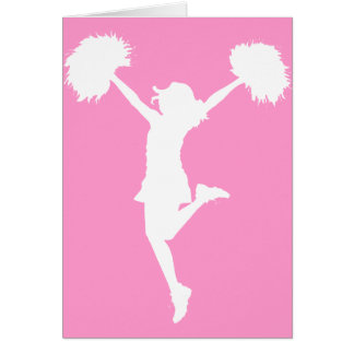 Cheerleader Cheering met  achtergrond