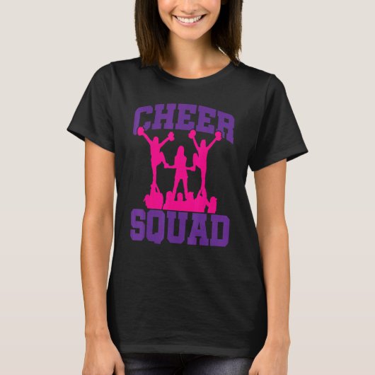 Cheerleader Cheerlead Cheer Squad T-shirt (Voorkant)
