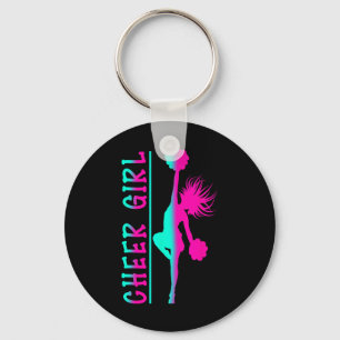 Cheerleader Cheerleaders Vrouwen Juichen Cheerlead Sleutelhanger