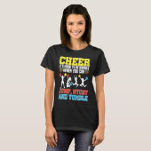 Cheerleader Cheerleading  Cheer It´s hard to be Hu T-shirt (Voorkant volledig)