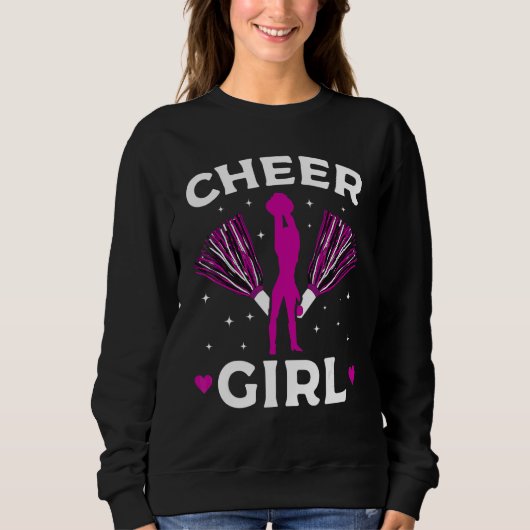 Cheerleader Cheerleading Cheer Meisje 1 Trui (Voorkant)