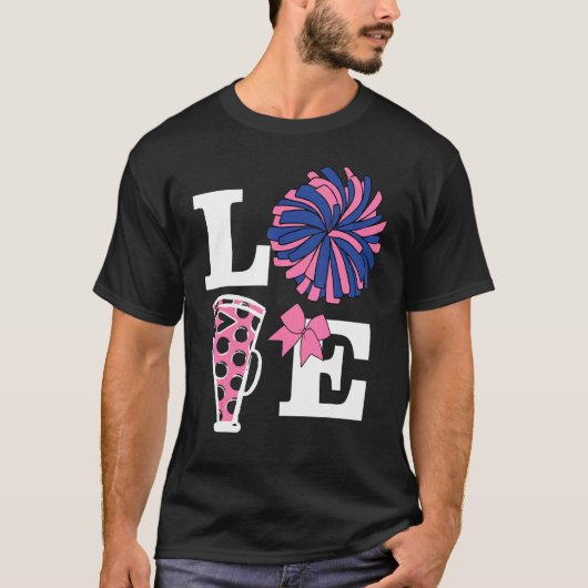 Cheerleader Cheerleading Dansen Acrobatiek T-shirt (Voorkant)