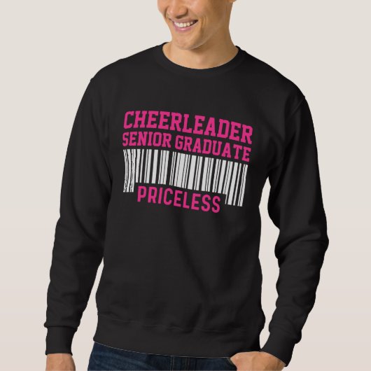 Cheerleader Cheerleading Juichen Afstuderen Trui (Voorkant)