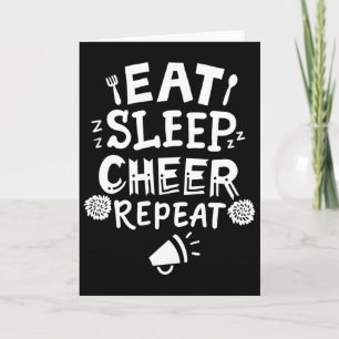 Cheerleader Cheerleading Juichen Cadeau  Kaart