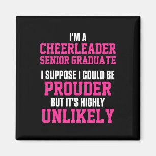 Cheerleader Cheerleading Juichen Trotsere Senior G Magneet