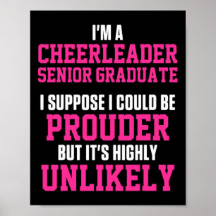Cheerleader Cheerleading Juichen Trotsere Senior G Poster