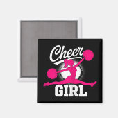 Cheerleader Cheerleading Magneet (Voorkant / Achterkant)