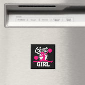 Cheerleader Cheerleading Magneet (Insitu (Vaatwasser))