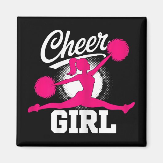 Cheerleader Cheerleading Magneet (Voorkant)
