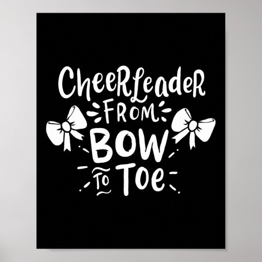 Cheerleader Cheerleading Poster (Voorkant)