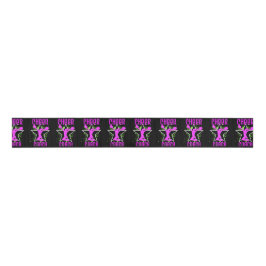 Cheerleader Coach Black 3-inch grosgrain lbon Grosgrain Lint