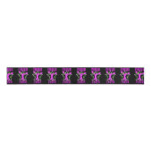 Cheerleader Coach Black 3-inch grosgrain lbon Lint (Voorkant)