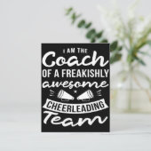 Cheerleader Coach | Cheerleading Cute Design Kaart (Staand voorkant)