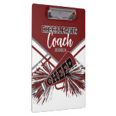 Cheerleader Coach - Maroon Rood, Gary & Wit Klembord (Rechts)